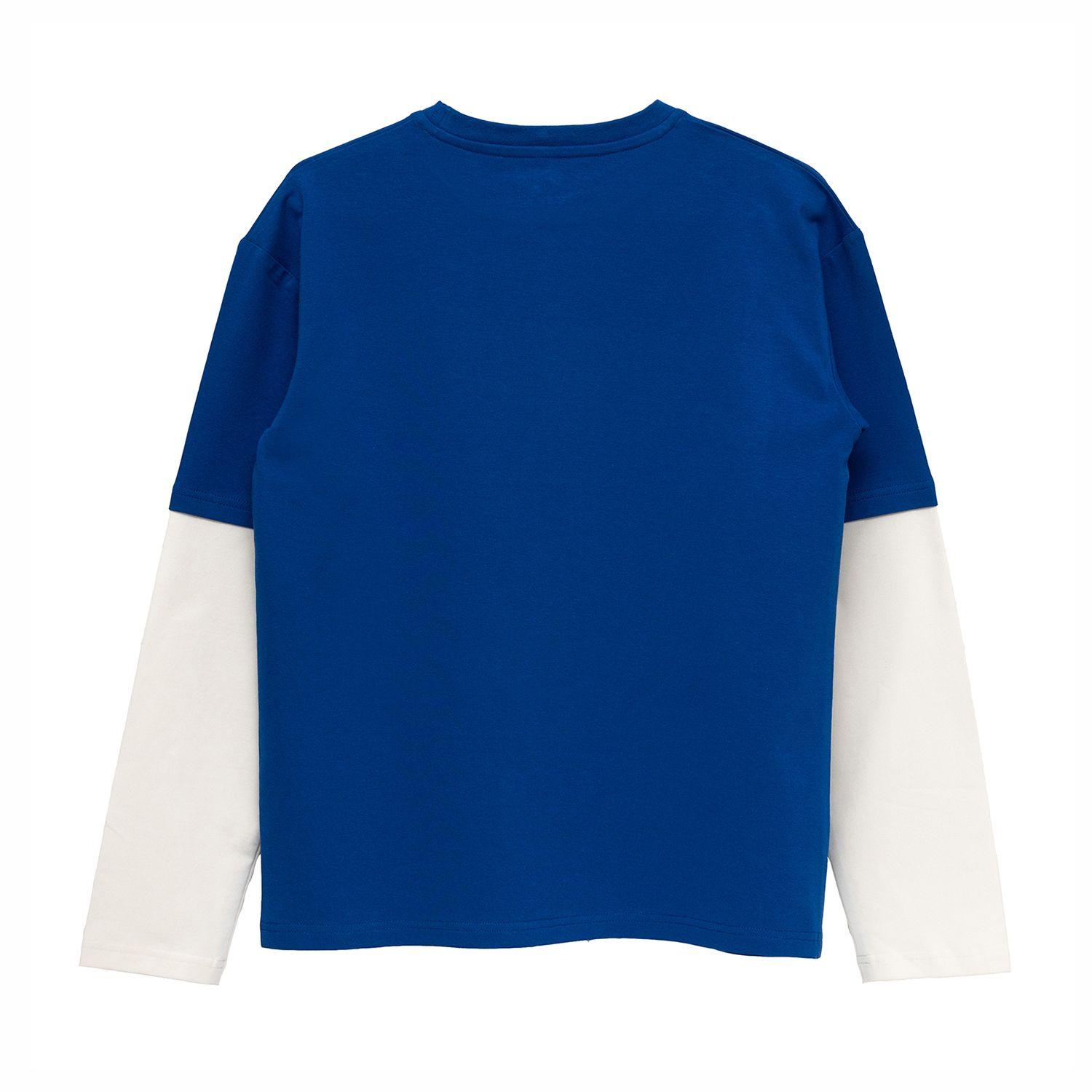 Poleras Manga Larga Niño Bubblegummers Tunez Azul-1