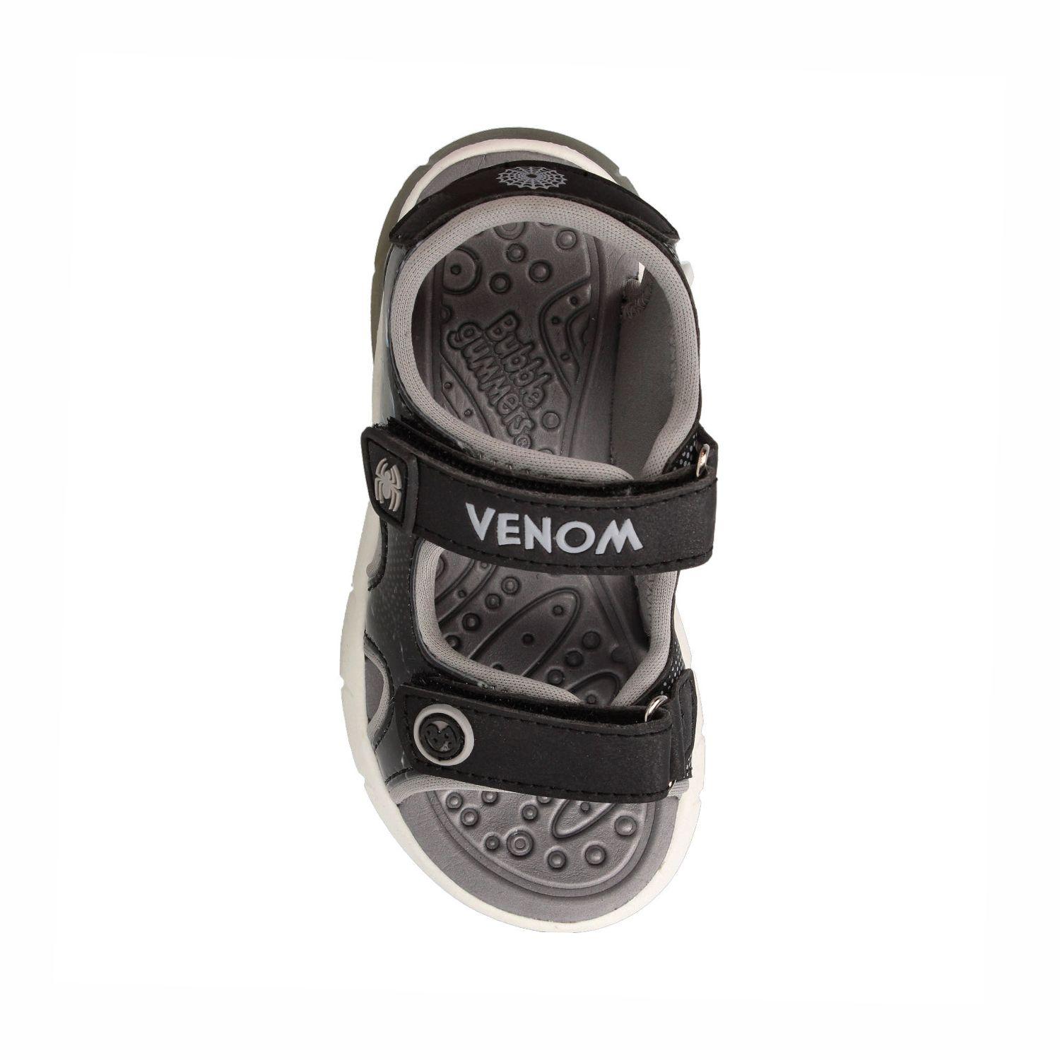 Sandalia  Niño Bubblegummers Venon/Felix Negro - Gris-3