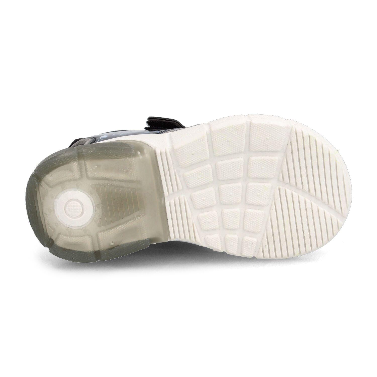 Sandalia  Niño Bubblegummers Venon/Felix Negro - Gris-4