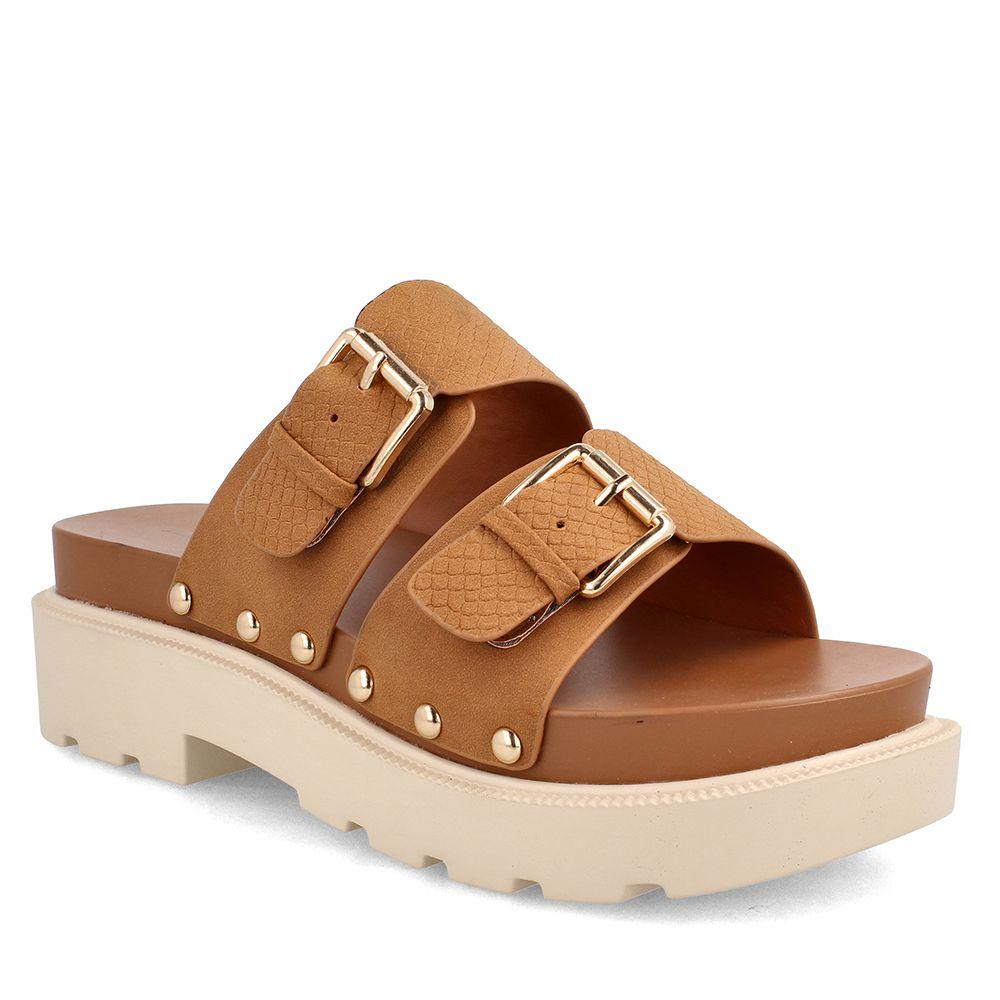 Sandalia Mujer Bata Mercury Café-1