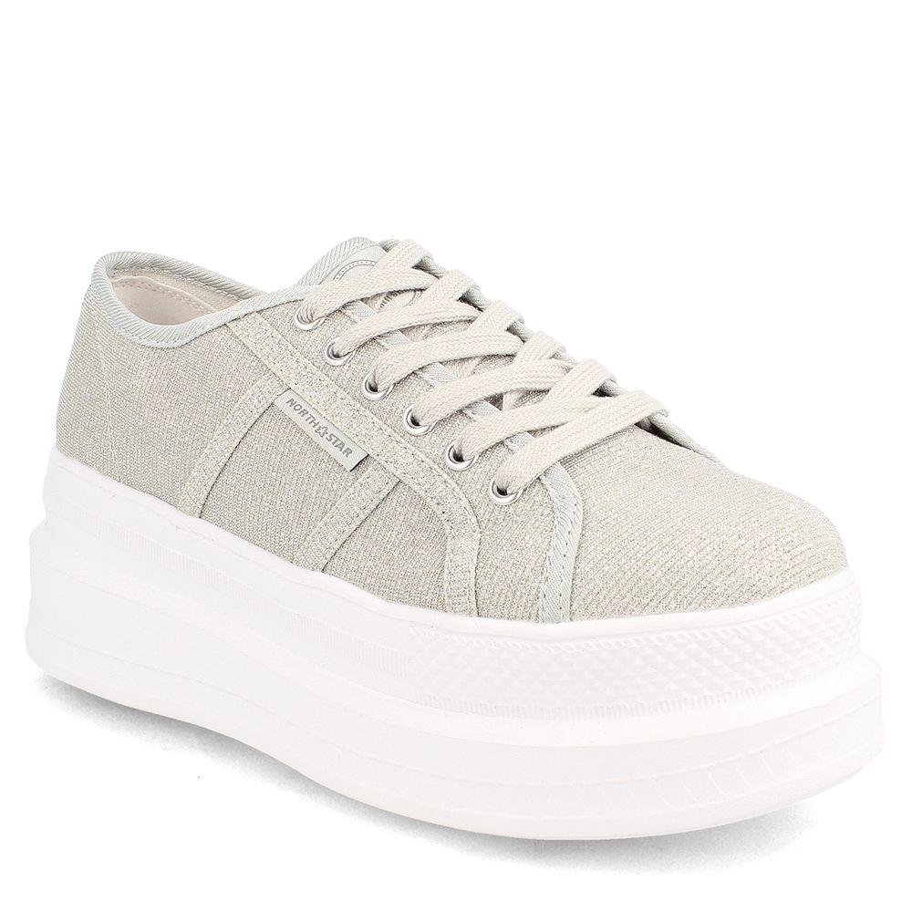 ZAPATILLAS MUJER NORTH STAR PLAT PLATEADO-0
