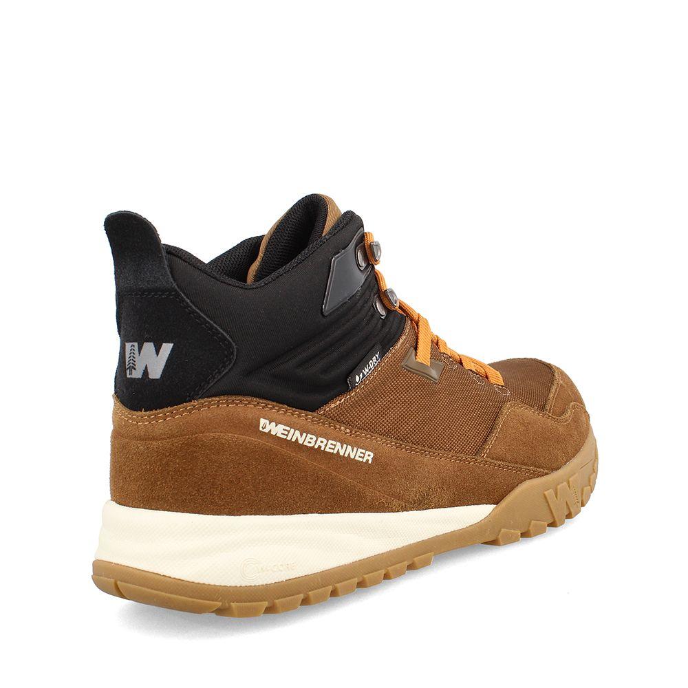 Botín Hombre Weinbrenner Beagle Whistler Mid Café - Negro-3