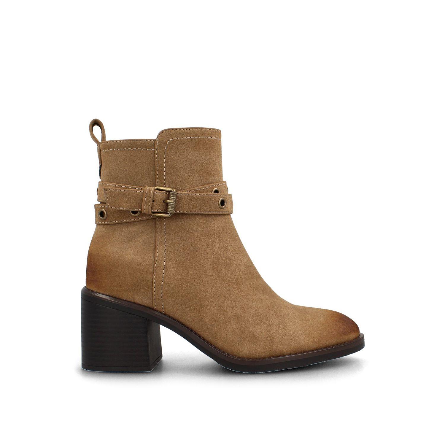 Botín Mujer Bata Olivia Café-0