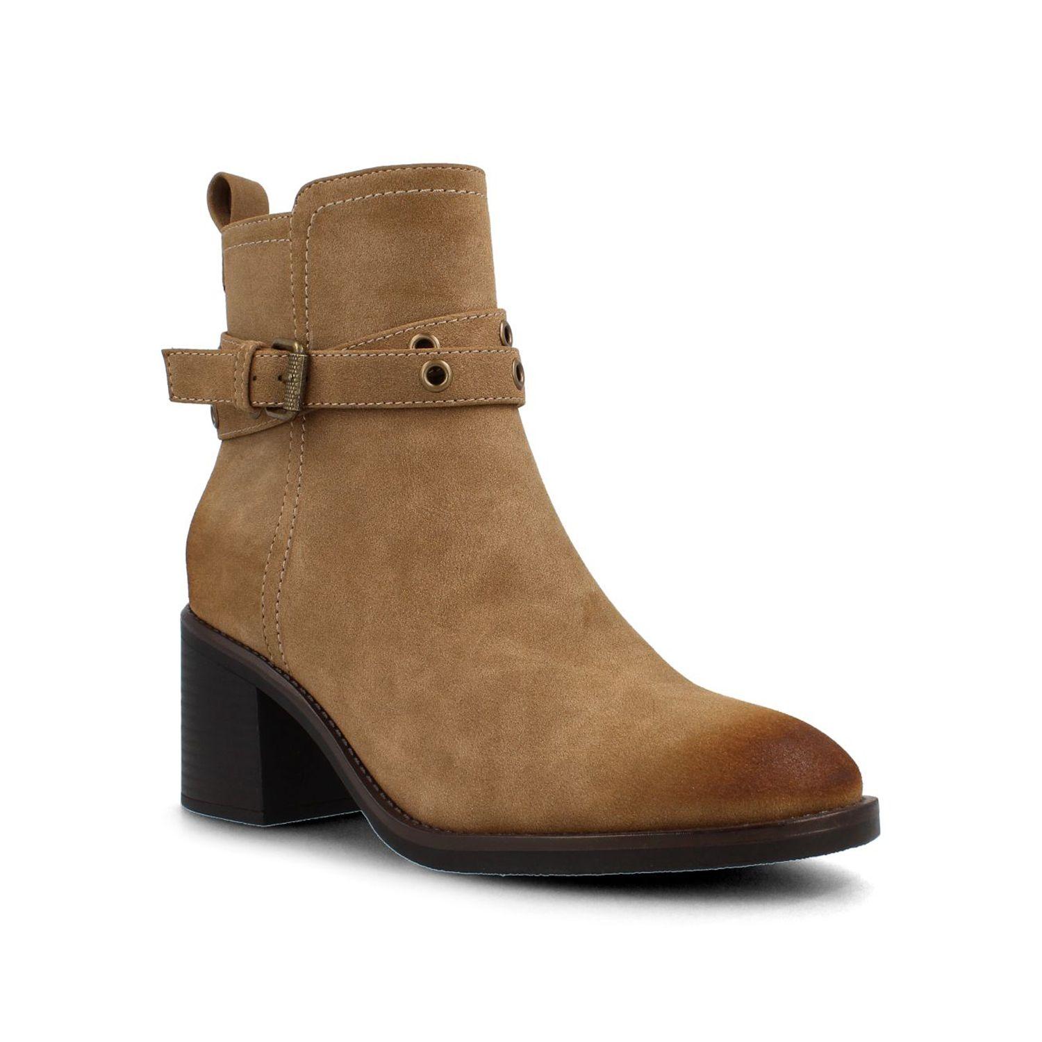 Botín Mujer Bata Olivia Café-1