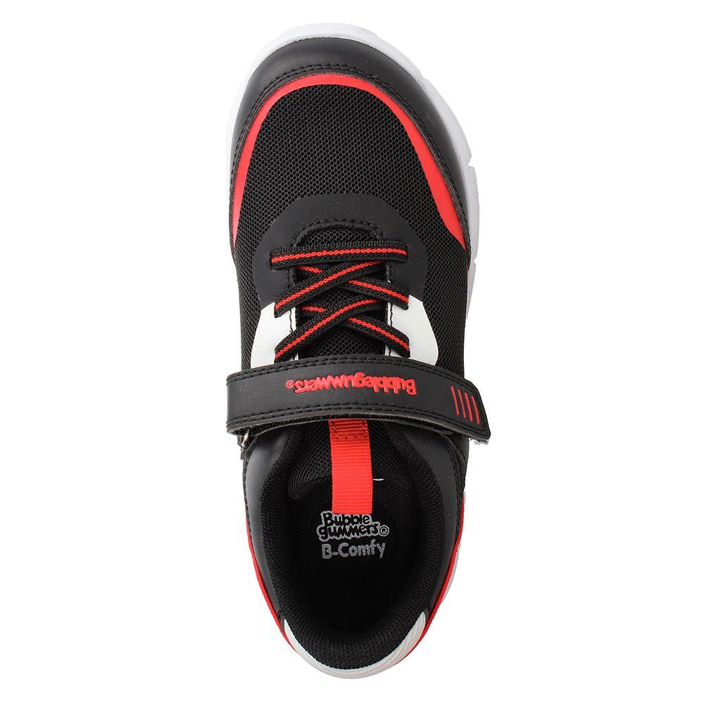 Zapatilla Niño Bubblegummers Airgames Negro-Rojo-5