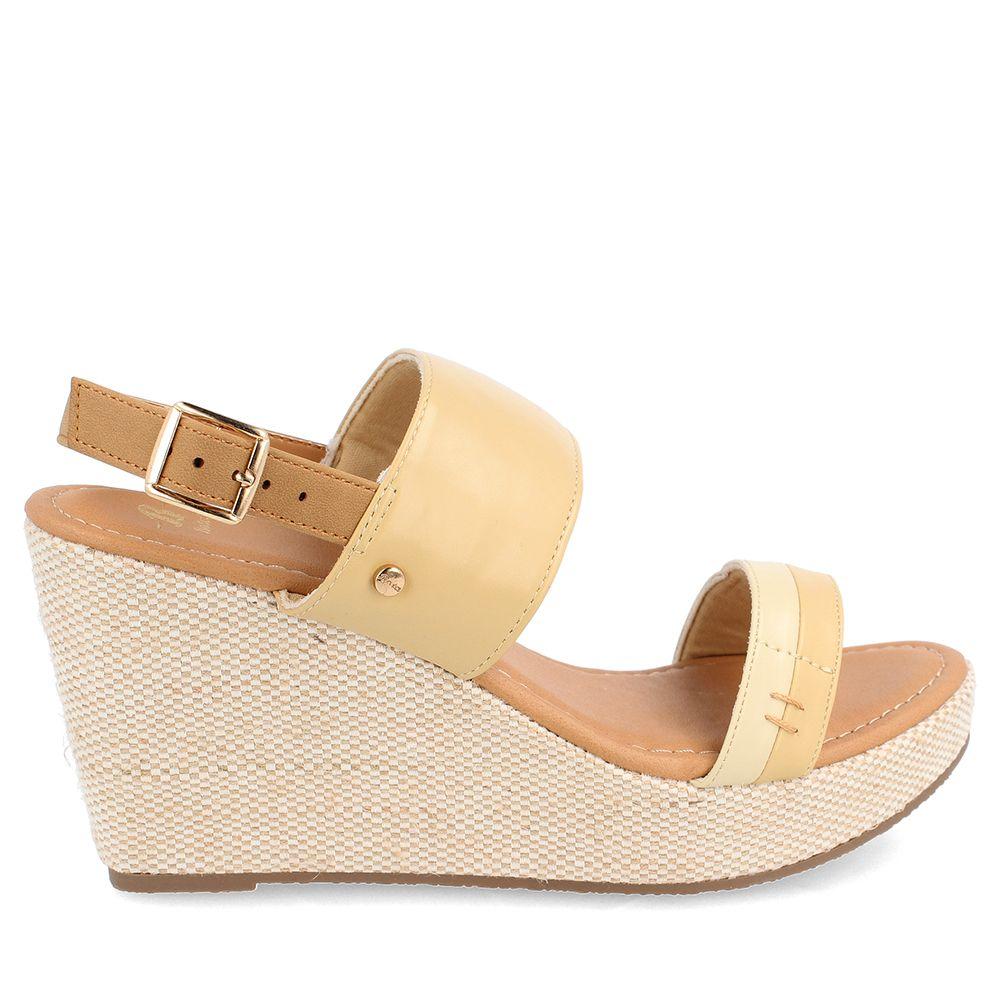 SANDALIA MUJER BATA ANDREA MOSTAZA-0