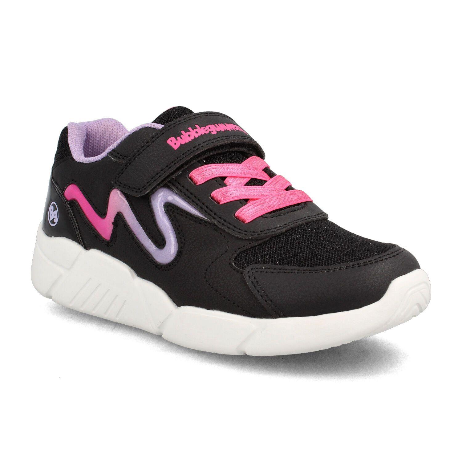Zapatilla Niña Bubblegummers Faith Negro - Fucsia-1
