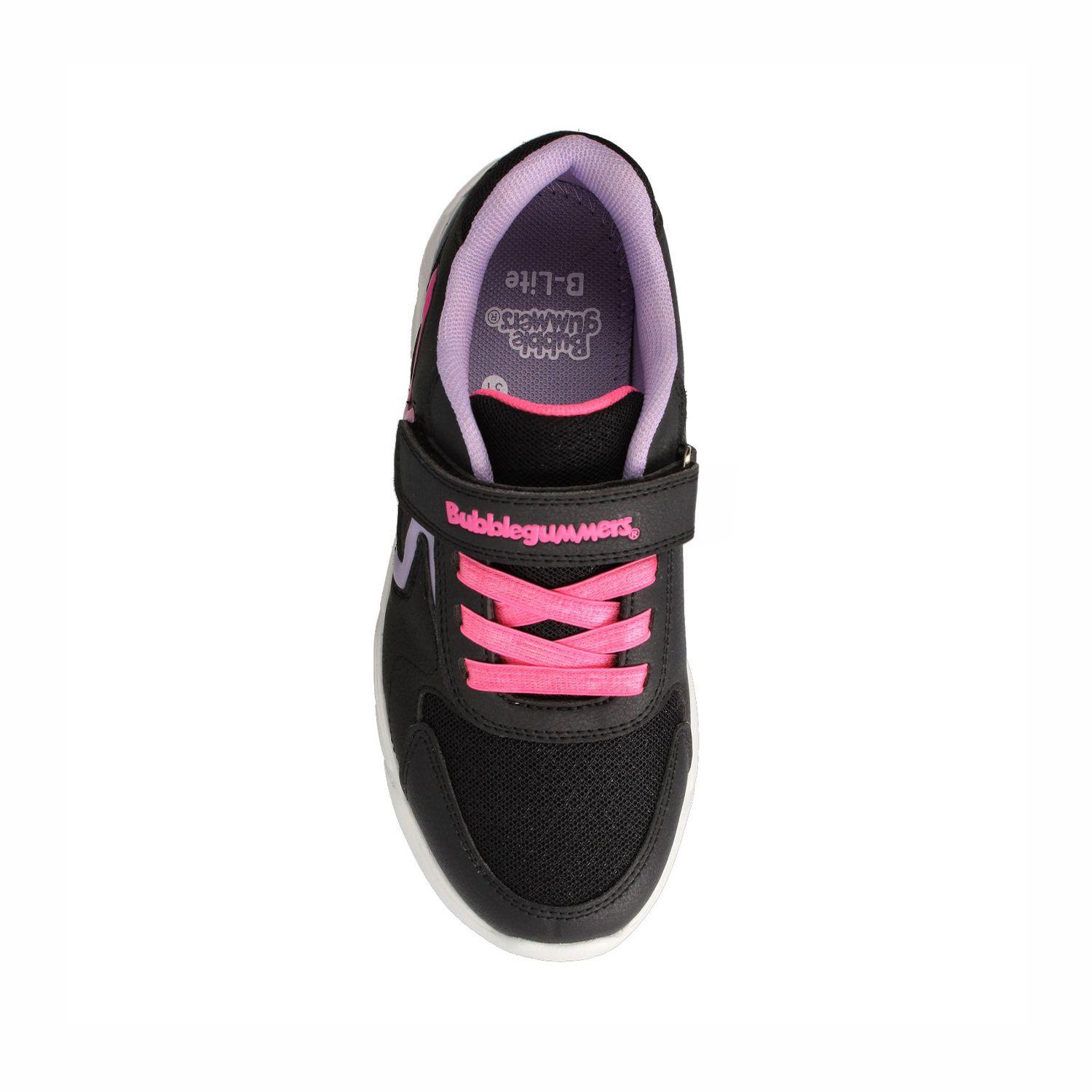 Zapatilla Niña Bubblegummers Faith Negro - Fucsia-3
