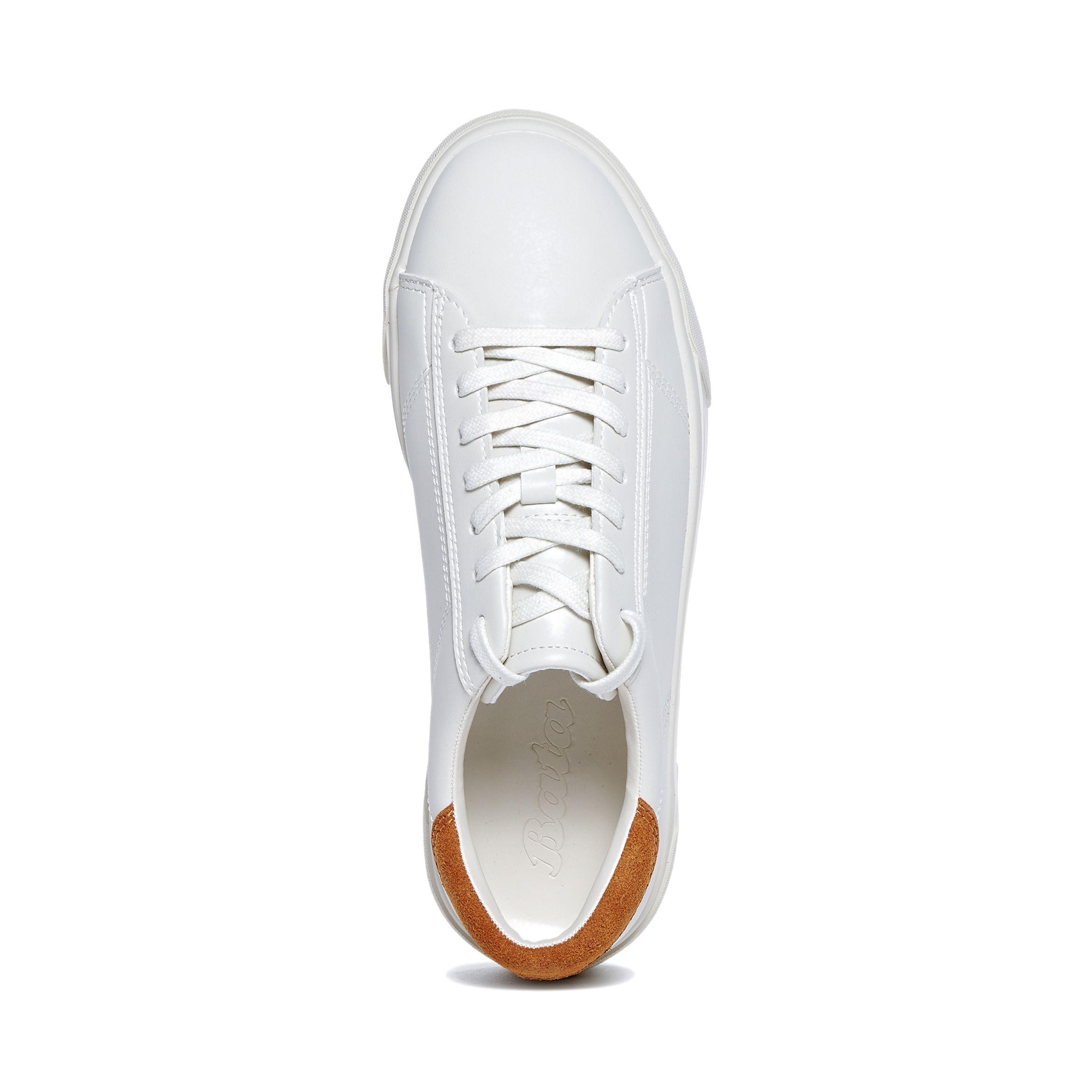 Zapatilla Mujer Bata Oslo Blanco/Naranjo-2