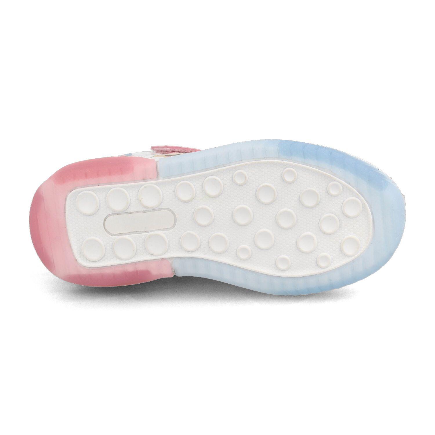 Botín Niña Bubblegummers Minnie Blanco-Rosado-4