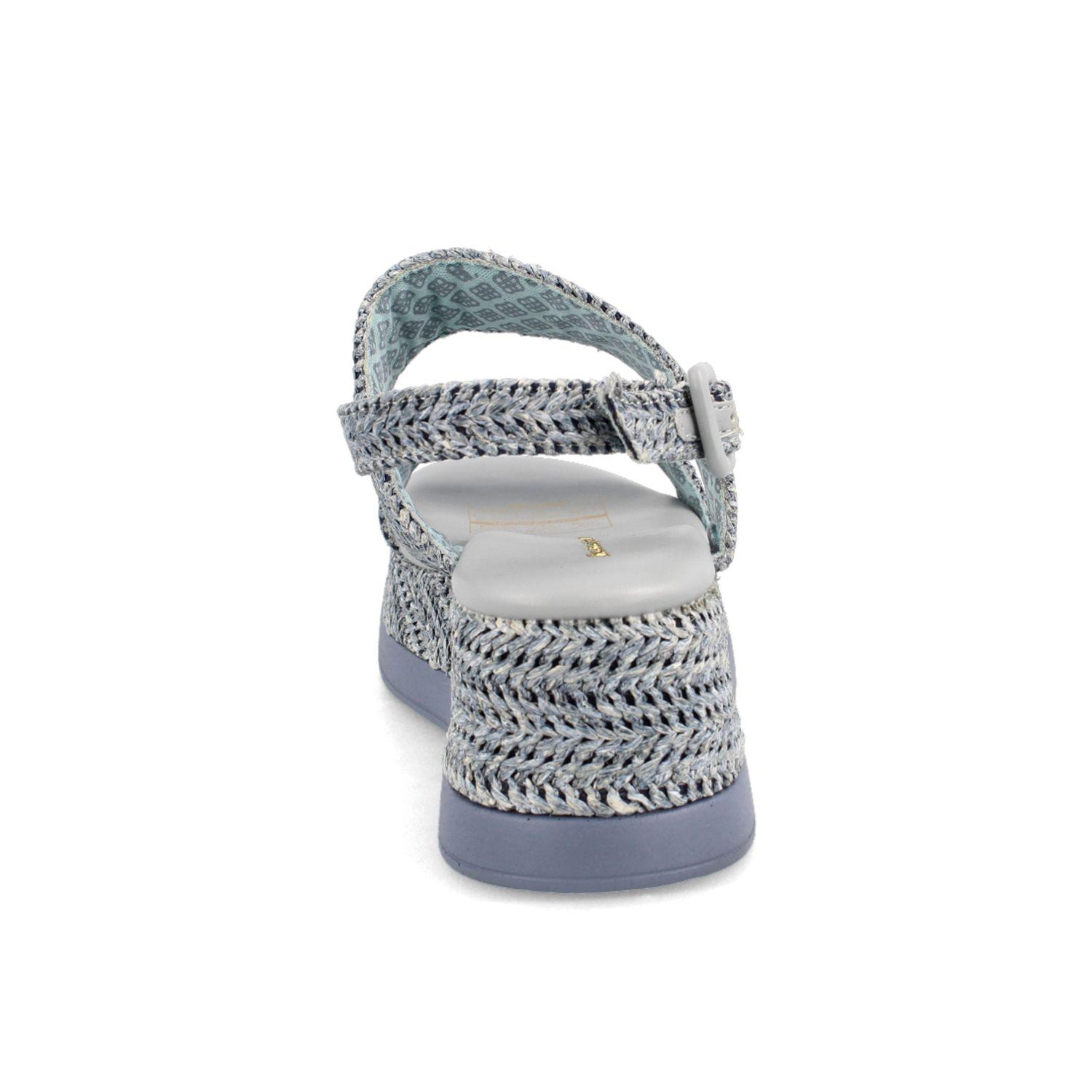 Sandalia Mujer Bata Arona Azul-2