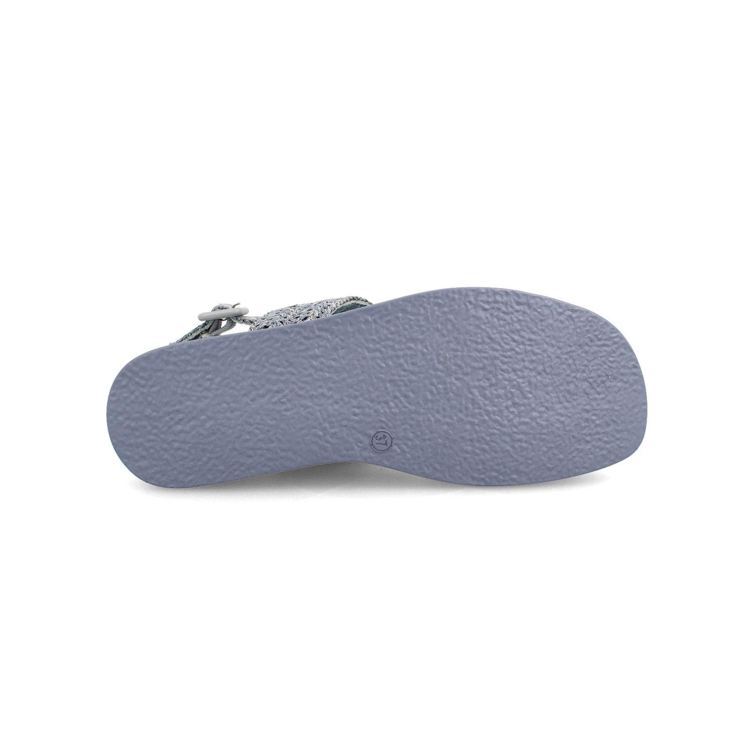 Sandalia Mujer Bata Arona Azul-4