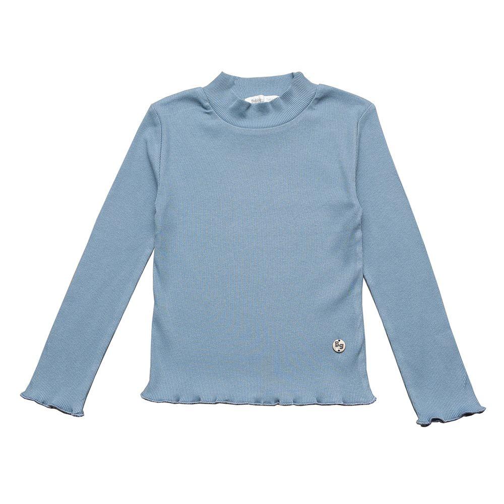 Polera Manga Larga Niña Bubblegummers Lucia Denim Teens-0