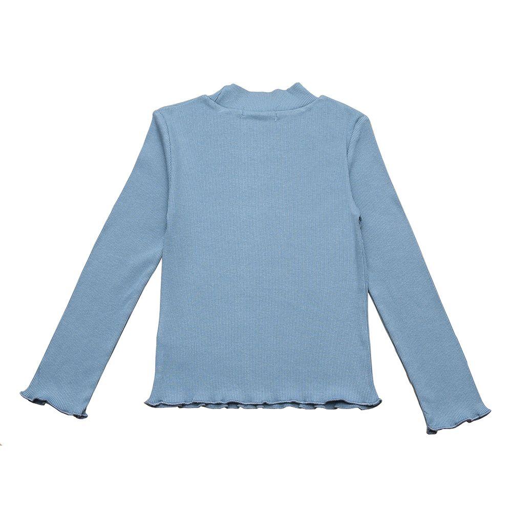 Polera Manga Larga Niña Bubblegummers Lucia Denim Teens-1