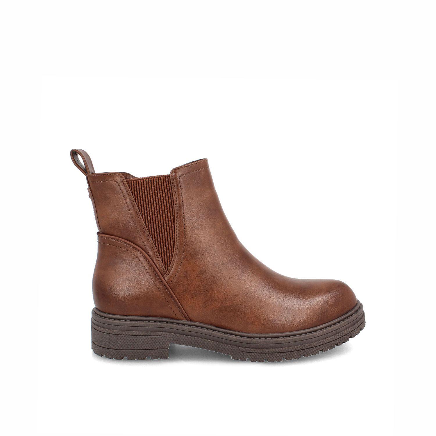 Botín Mujer Bata Comfit Pearl Cafe Oscuro-0