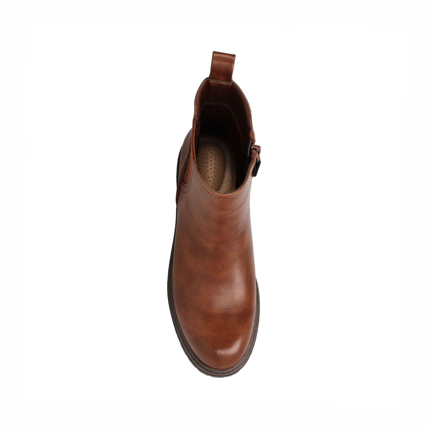 Botín Mujer Bata Comfit Pearl Cafe Oscuro-3