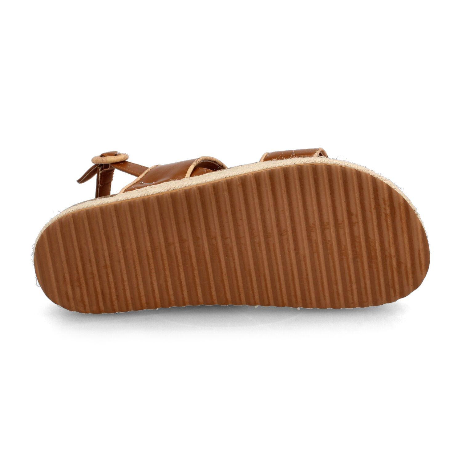 Sandalia Mujer Bata Saya Camel-4