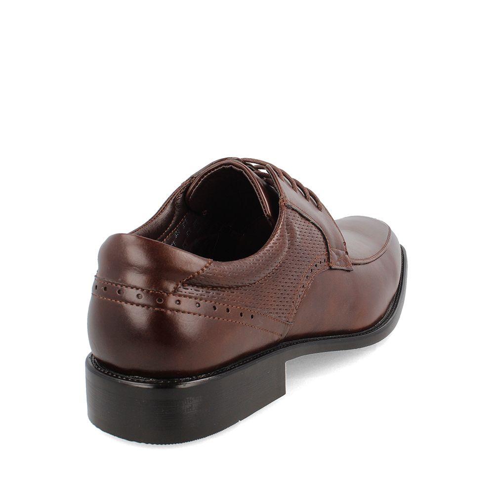 ZAPATO HOMBRE BATA BARNES CORDONES CAFE-3