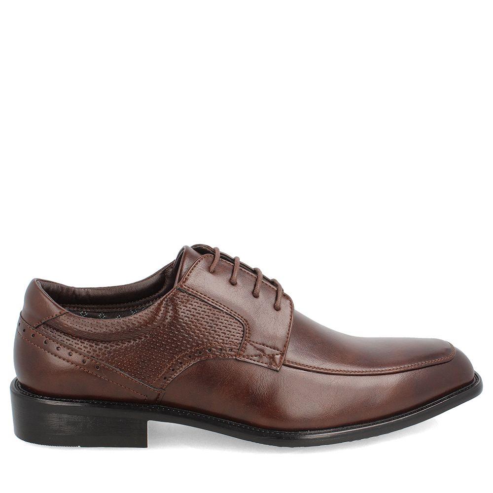 ZAPATO HOMBRE BATA BARNES CORDONES CAFE-4