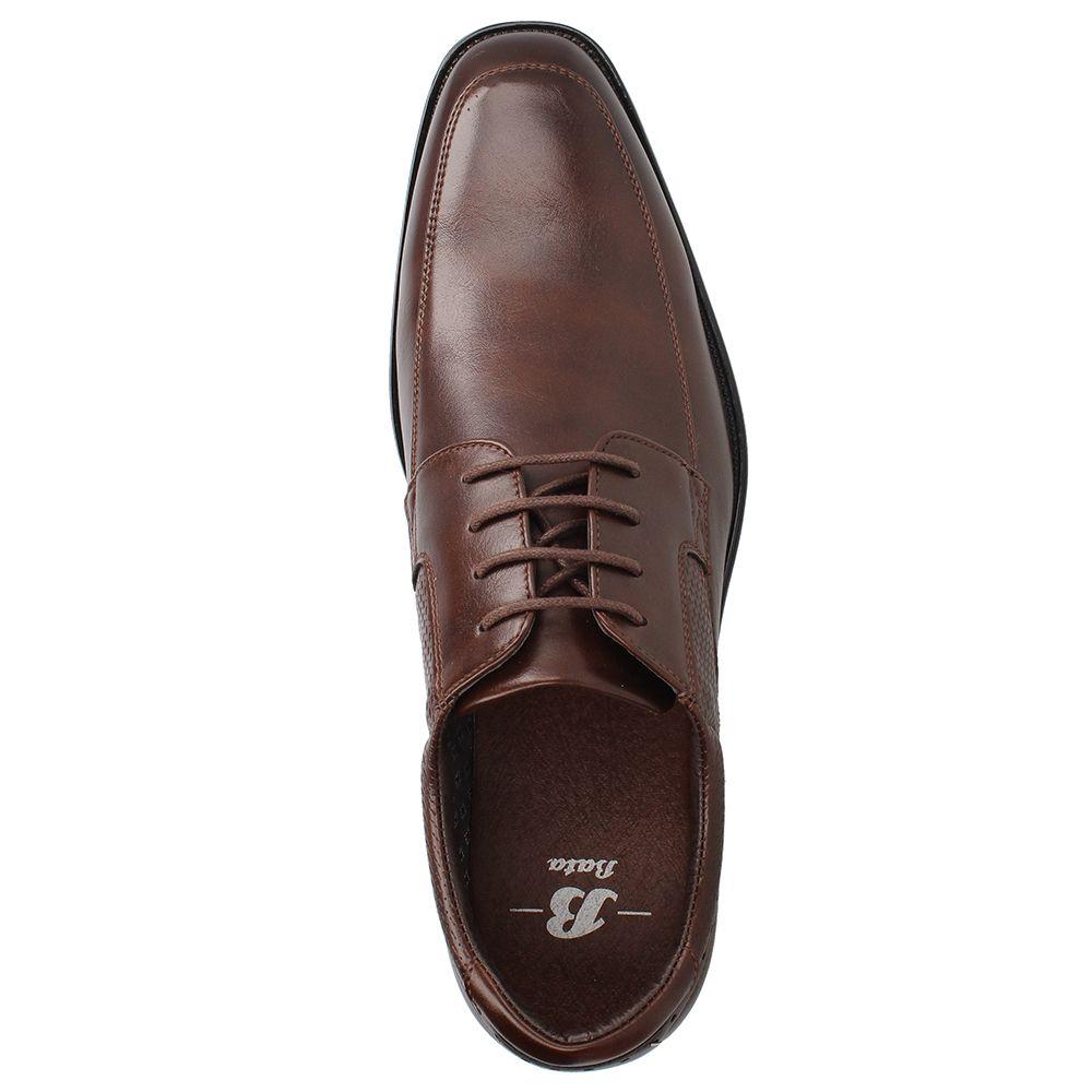 ZAPATO HOMBRE BATA BARNES CORDONES CAFE-5