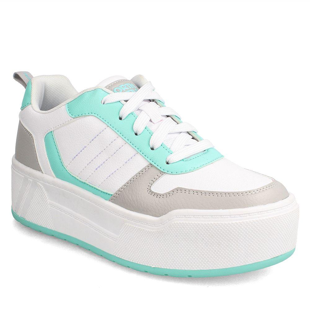 Zapatilla Mujer North Star Sofi Blanco-Celeste-0