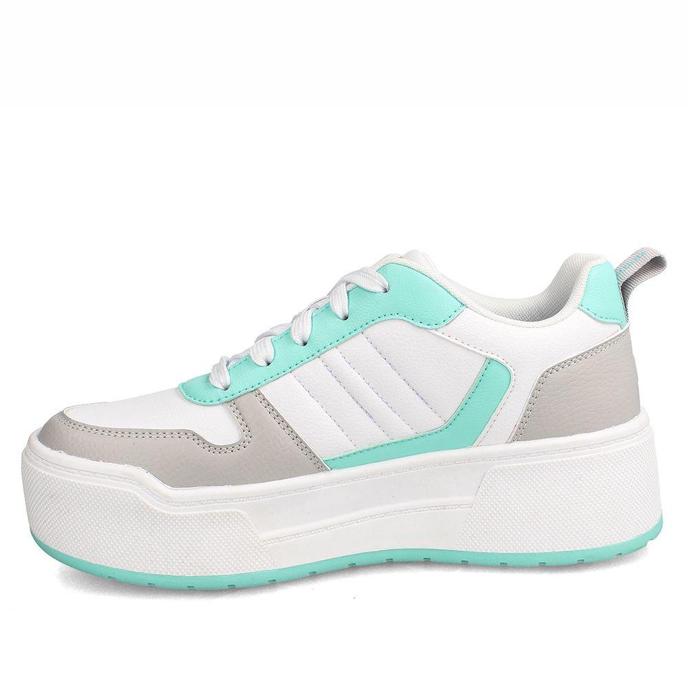 Zapatilla Mujer North Star Sofi Blanco-Celeste-1