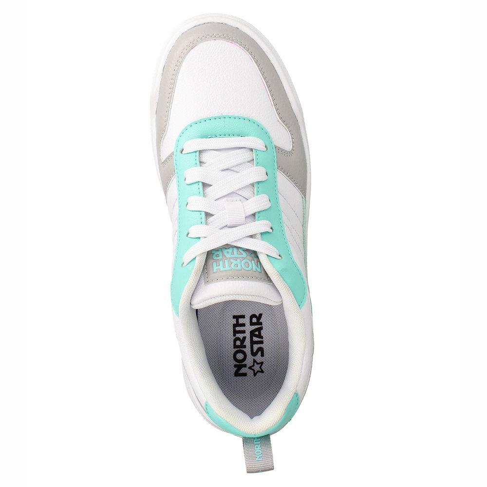 Zapatilla Mujer North Star Sofi Blanco-Celeste-5