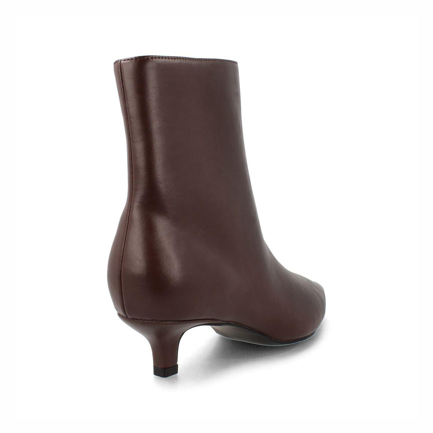 Botín Mujer Bata Maya Café-2