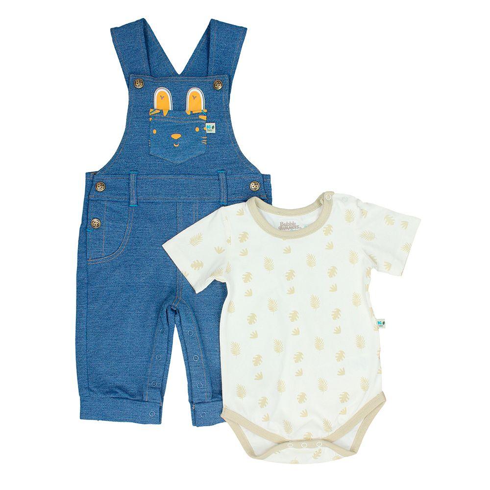 CONJUNTO BUBBLEGUMMERS NIÑA ELEVATED NATURE AZUL-0