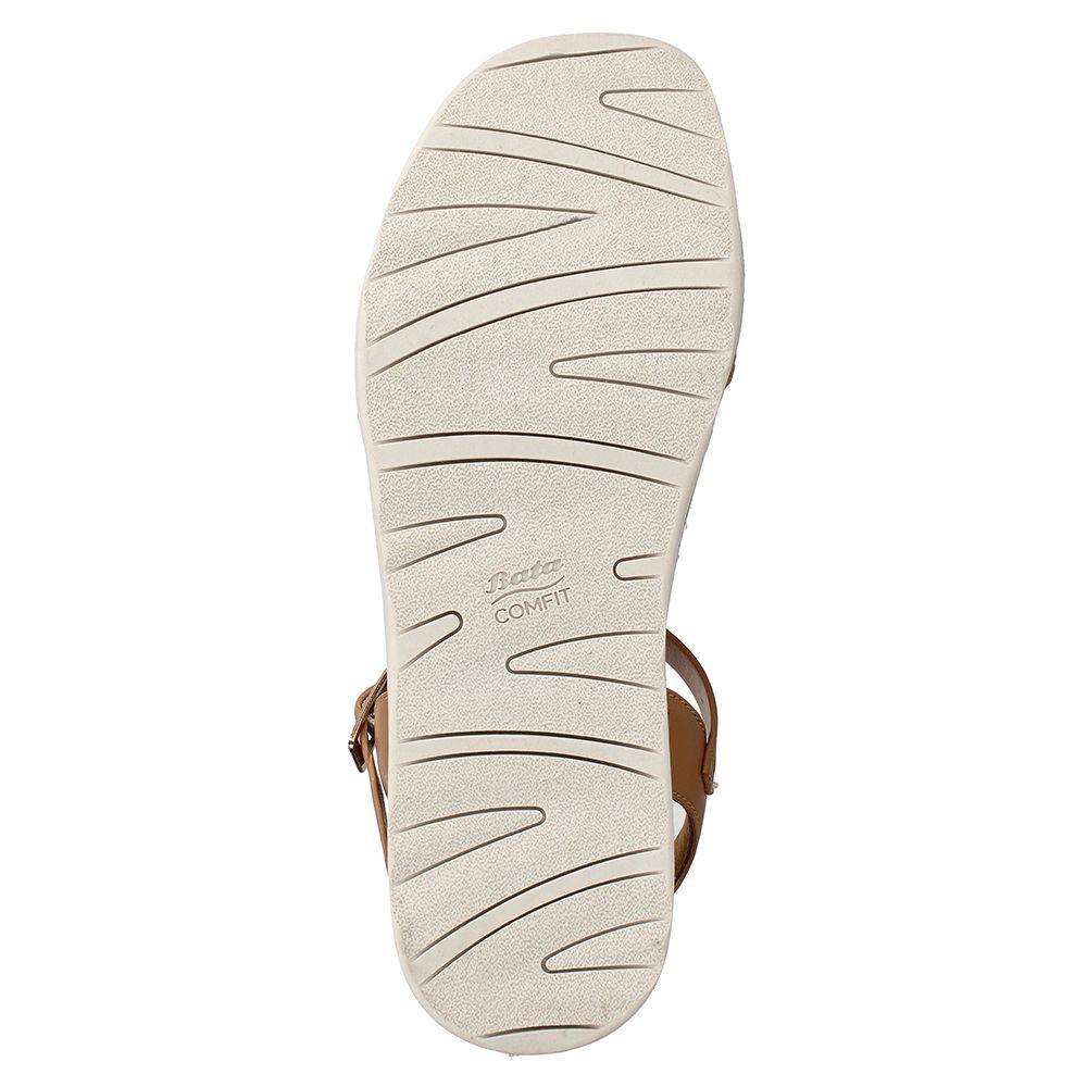 Sandalia Mujer Bata Megan Café-6