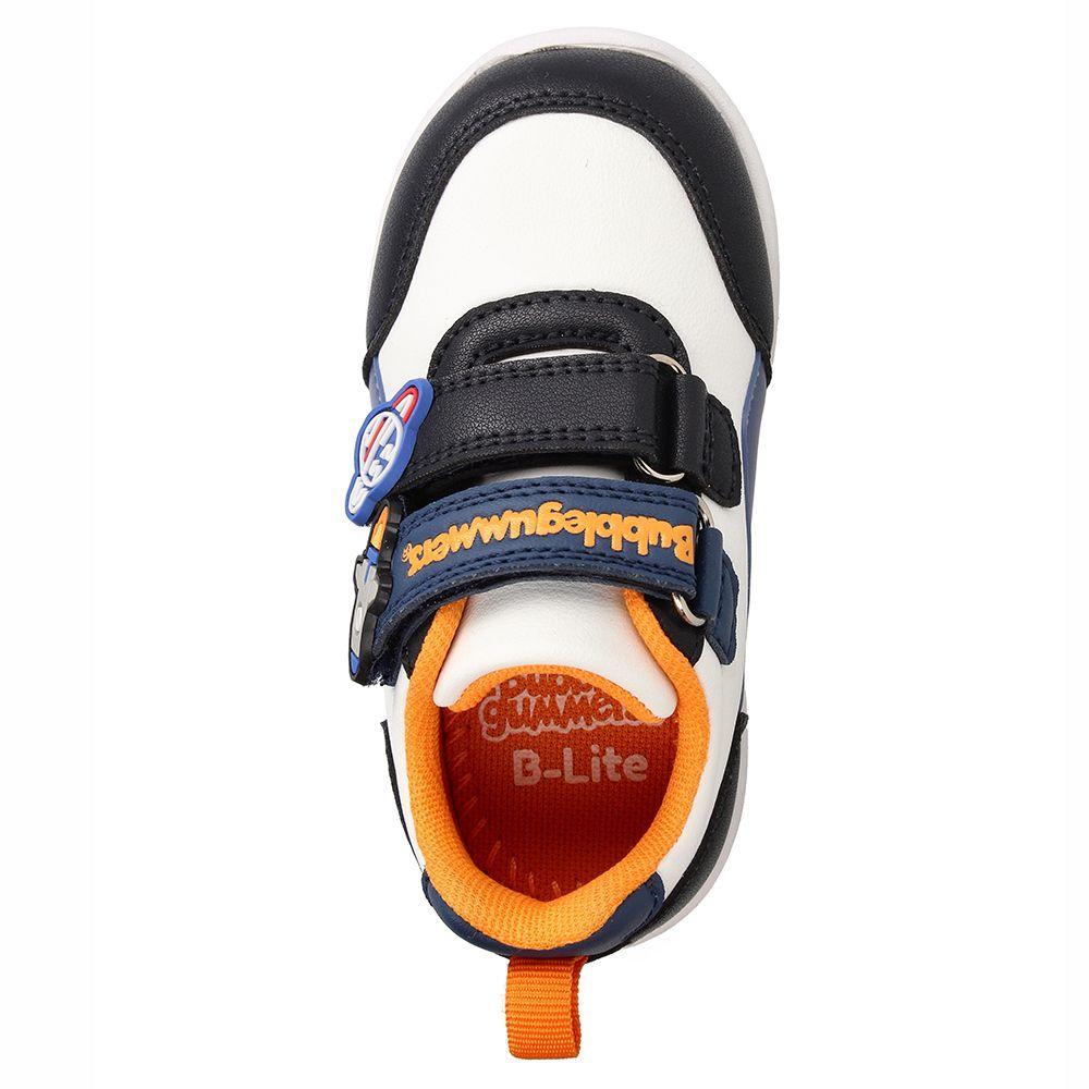 Zapatilla Niño Bubblegummers Soft Walker Negro-Azul-5