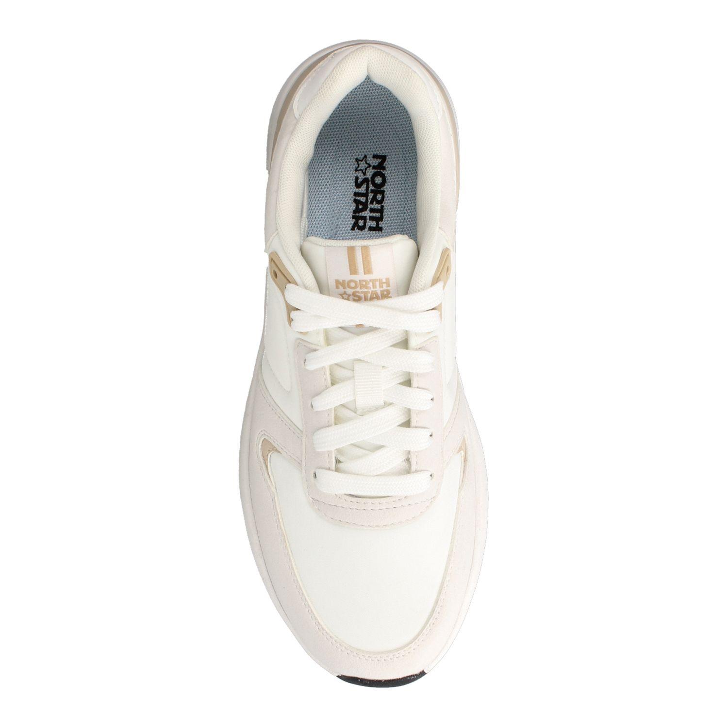 Zapatilla Mujer North Star Flag Blanco-3