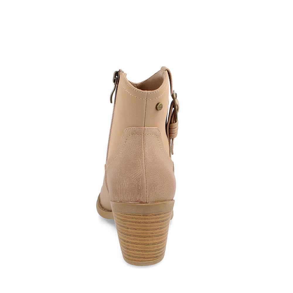 BOTÍN TEXANO MUJER BATA TOBIN BEIGE-2