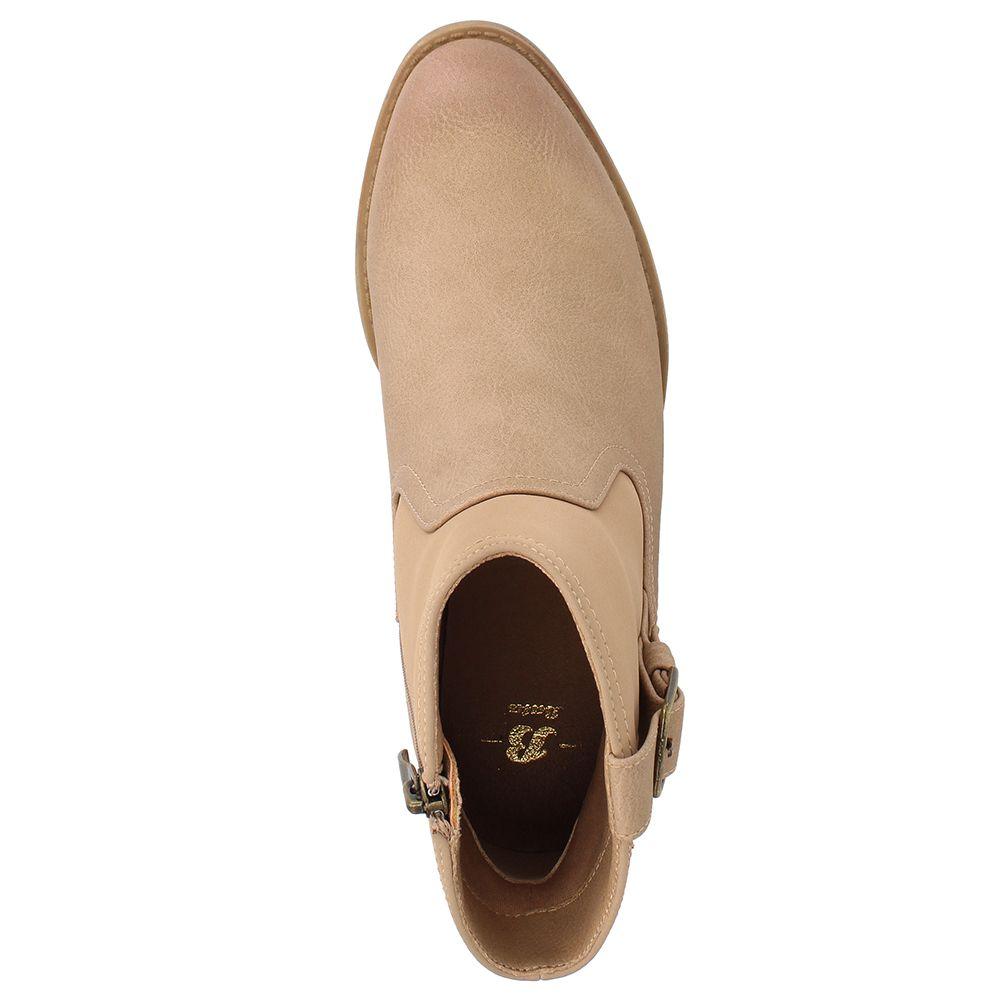 BOTÍN TEXANO MUJER BATA TOBIN BEIGE-5
