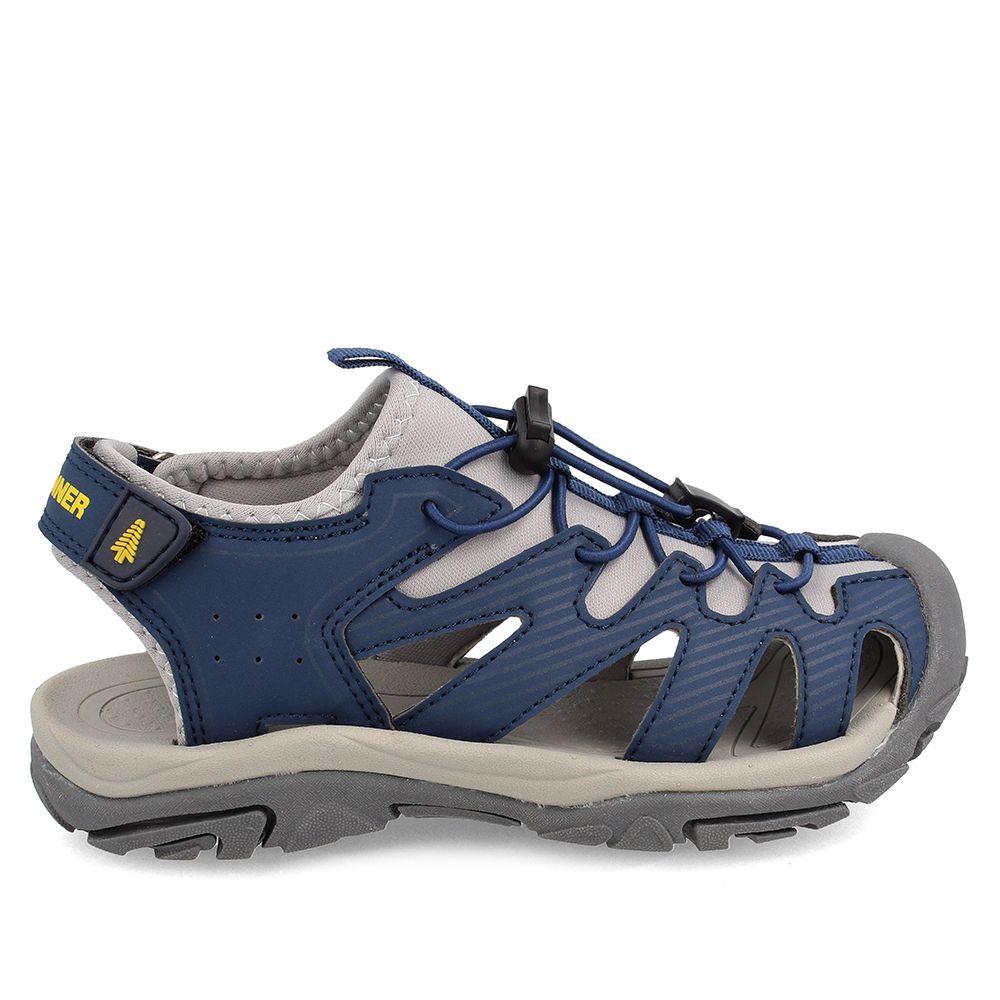 Sandalia Niño Weinbrenner Finland Azul Marino - Gris-4