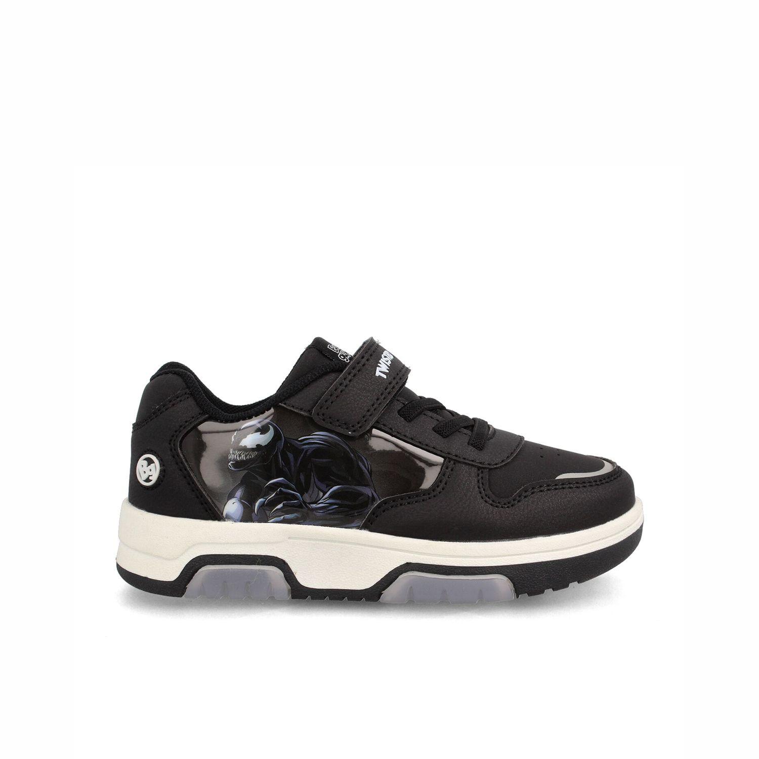 Zapatilla Niño Bubblegummers Venom Negro - Blanco-0