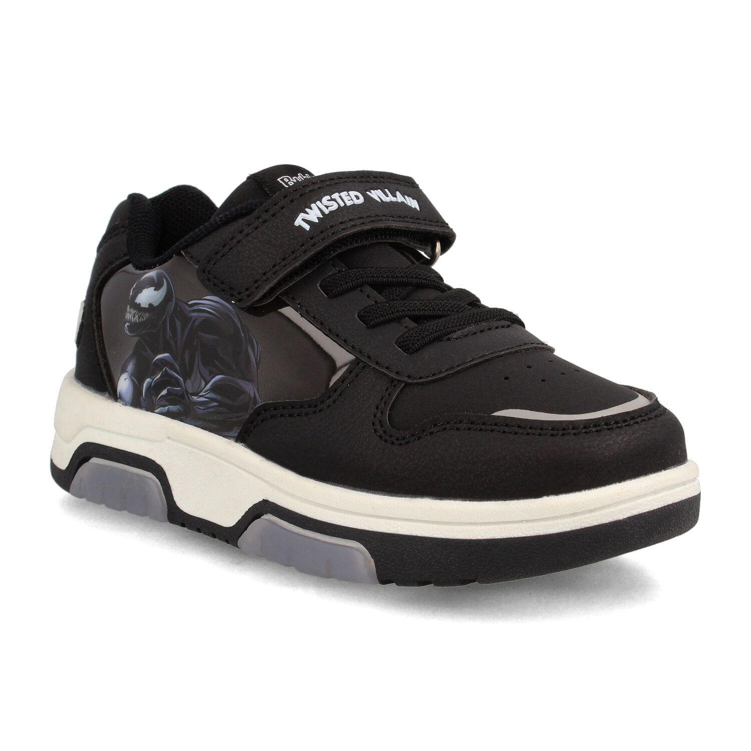 Zapatilla Niño Bubblegummers Venom Negro - Blanco-1