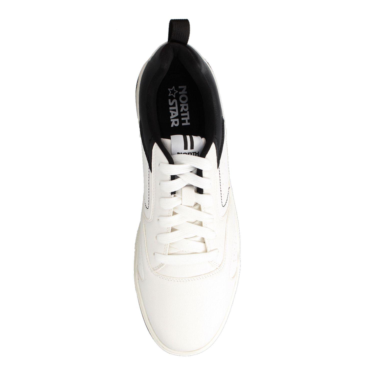 Zapatilla Hombre North Star Court 86 Blanco-Negro-3