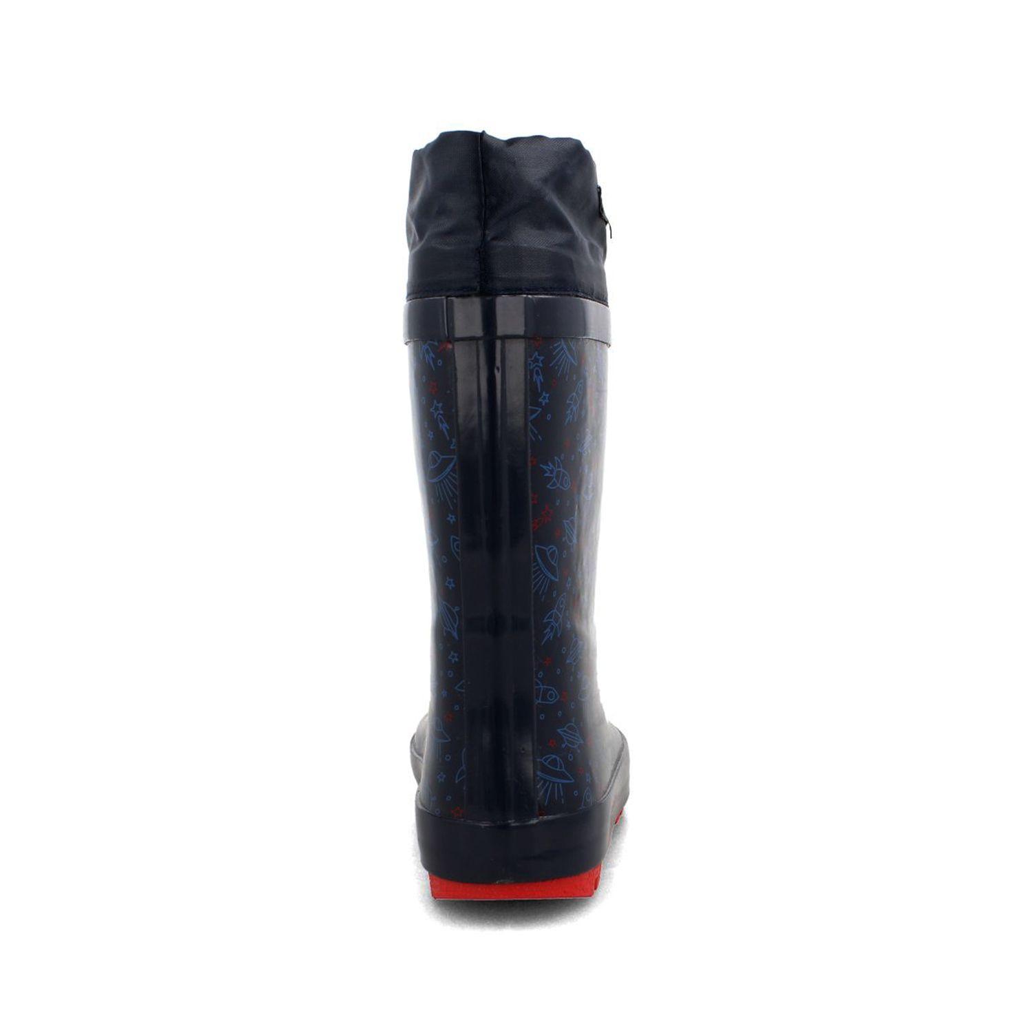 Bota De Agua Niña Bubblegummers Rainboot Lights Azul-2
