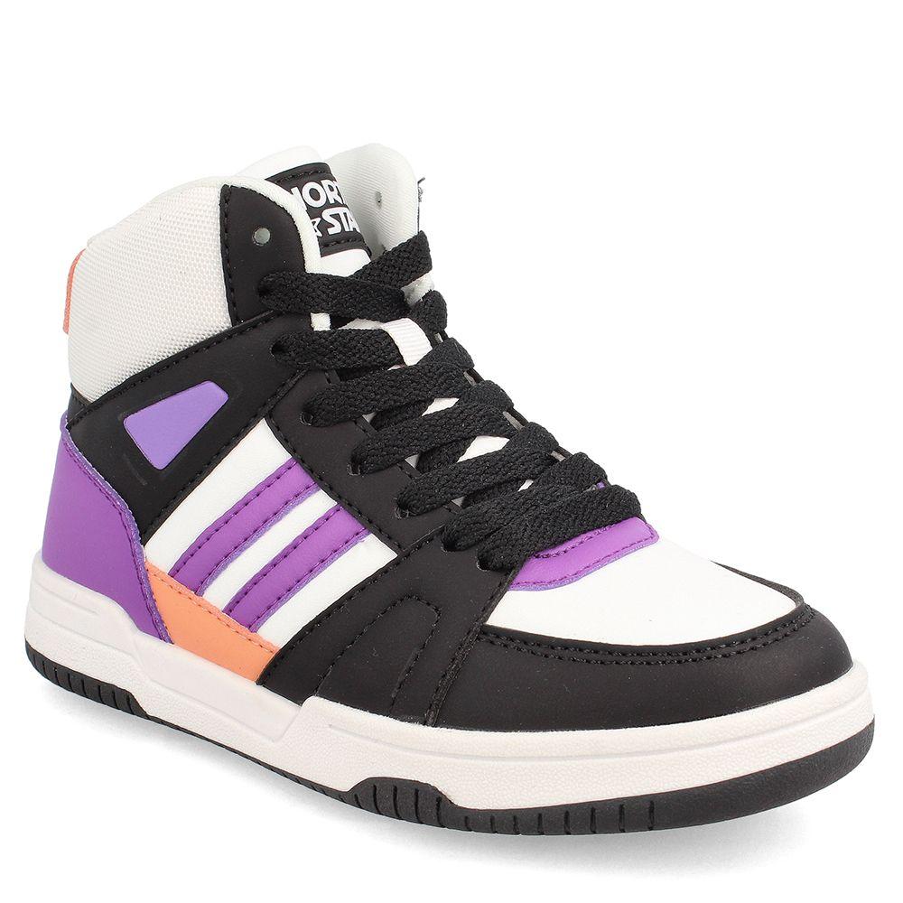 ZAPATILLA NIÑA NORTH STAR HEM BLANCO PURPURA 30-34-0