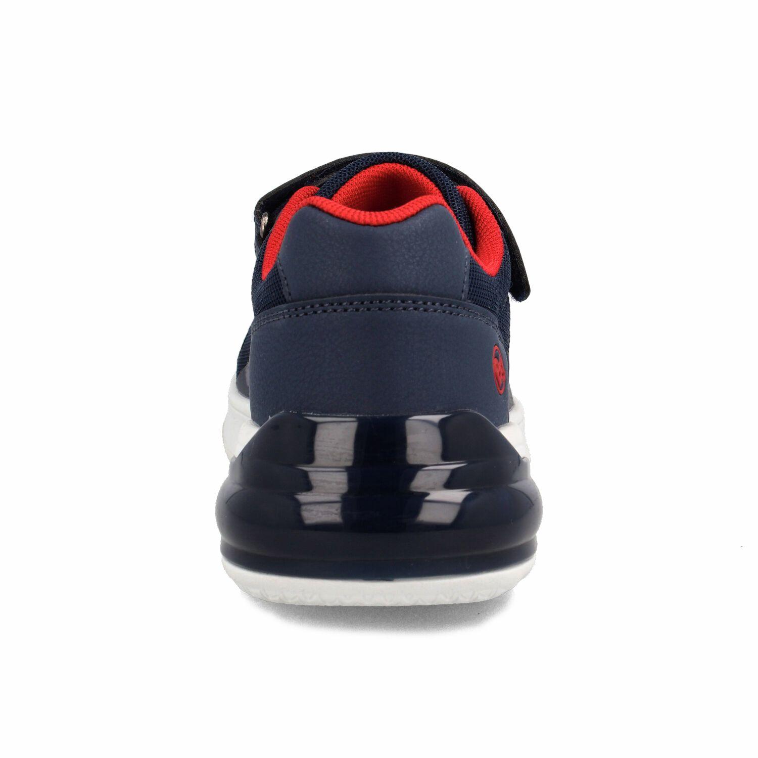 Zapatilla Niño Bubblegummers Flyn Azul Marino - Rojo-2