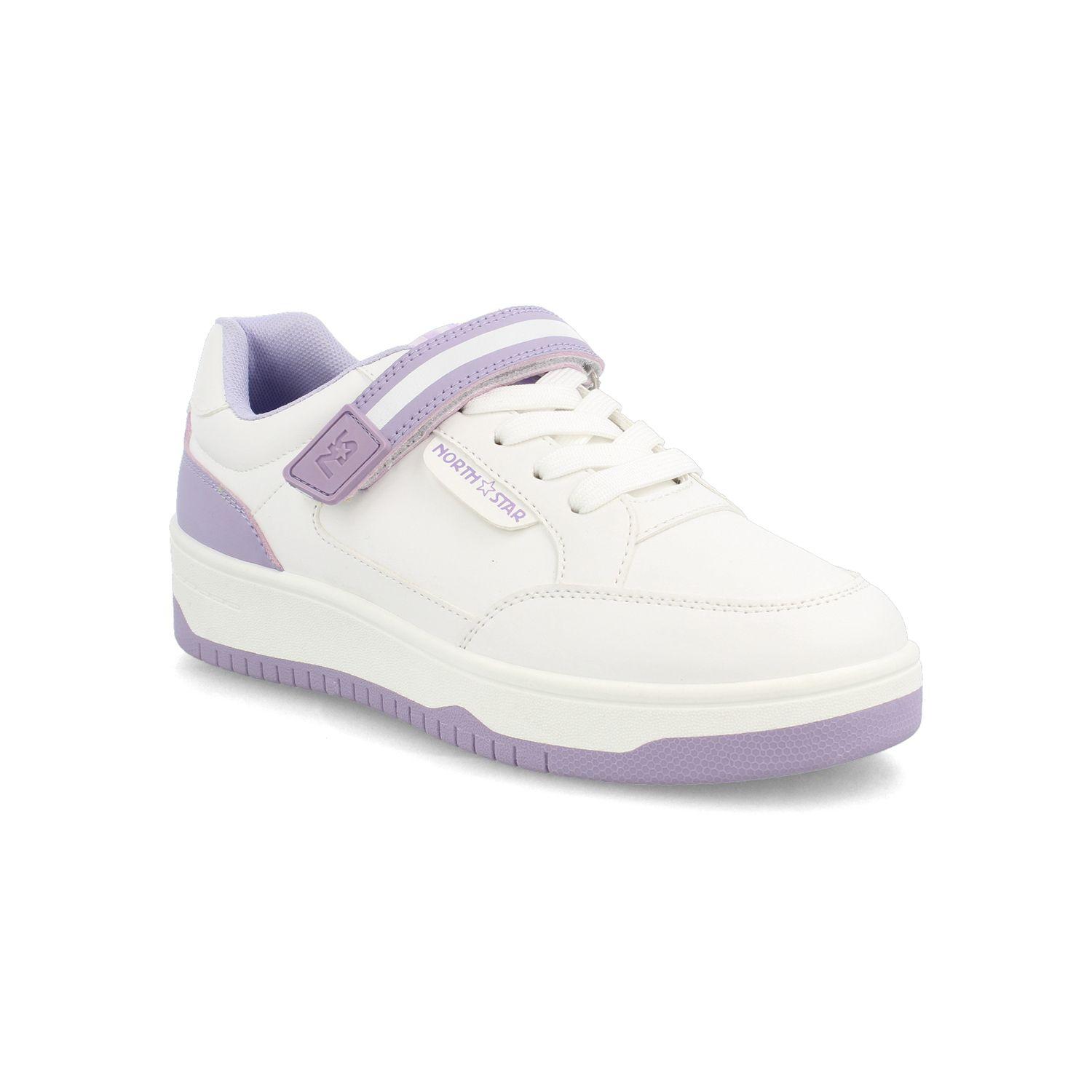 Zapatilla Niña North Star Maisy Blanco-Lila-1