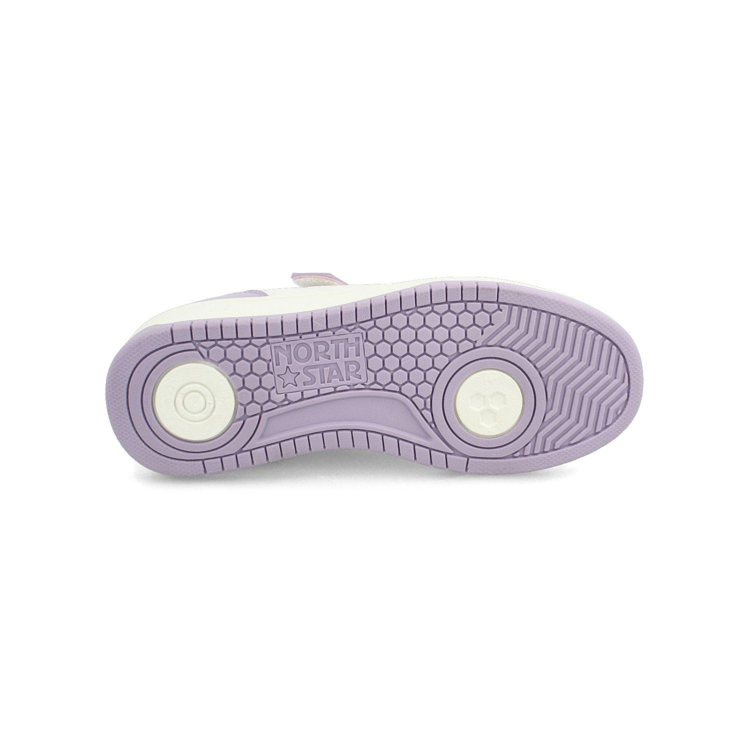 Zapatilla Niña North Star Maisy Blanco-Lila-4