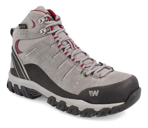 ZAPATILLA MUJER WEINBRENNER BATTUTA MID GRIS-0