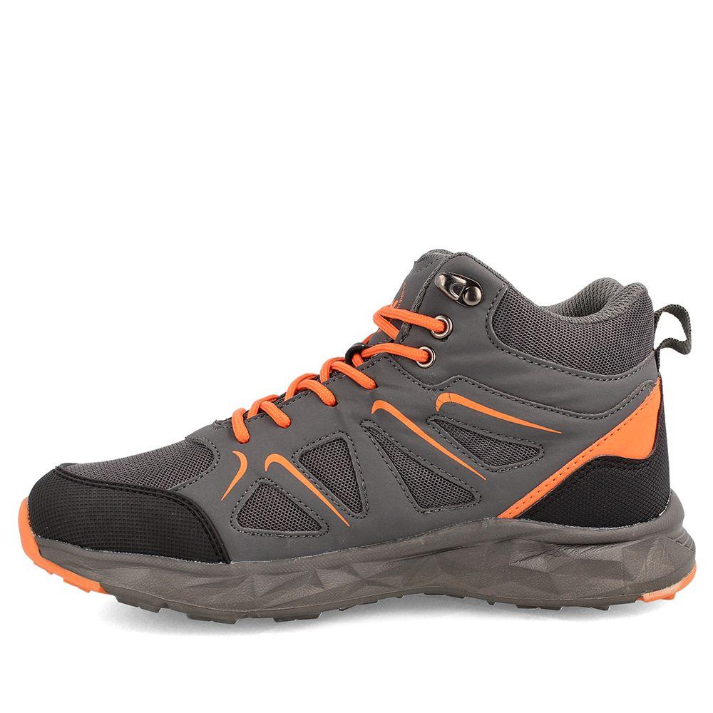BOTÍN NIÑO WEINBRENNER KANSAS GRIS - NARANJO 34 - 38-1
