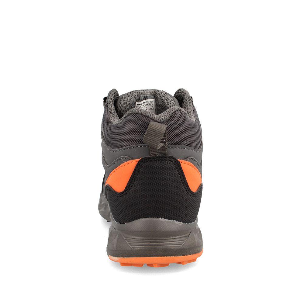 BOTÍN NIÑO WEINBRENNER KANSAS GRIS - NARANJO 34 - 38-2