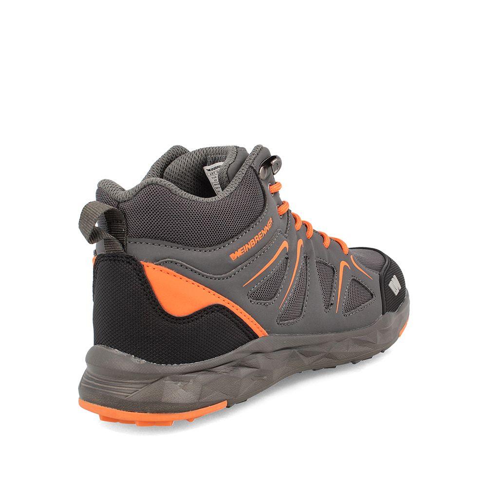 BOTÍN NIÑO WEINBRENNER KANSAS GRIS - NARANJO 34 - 38-3