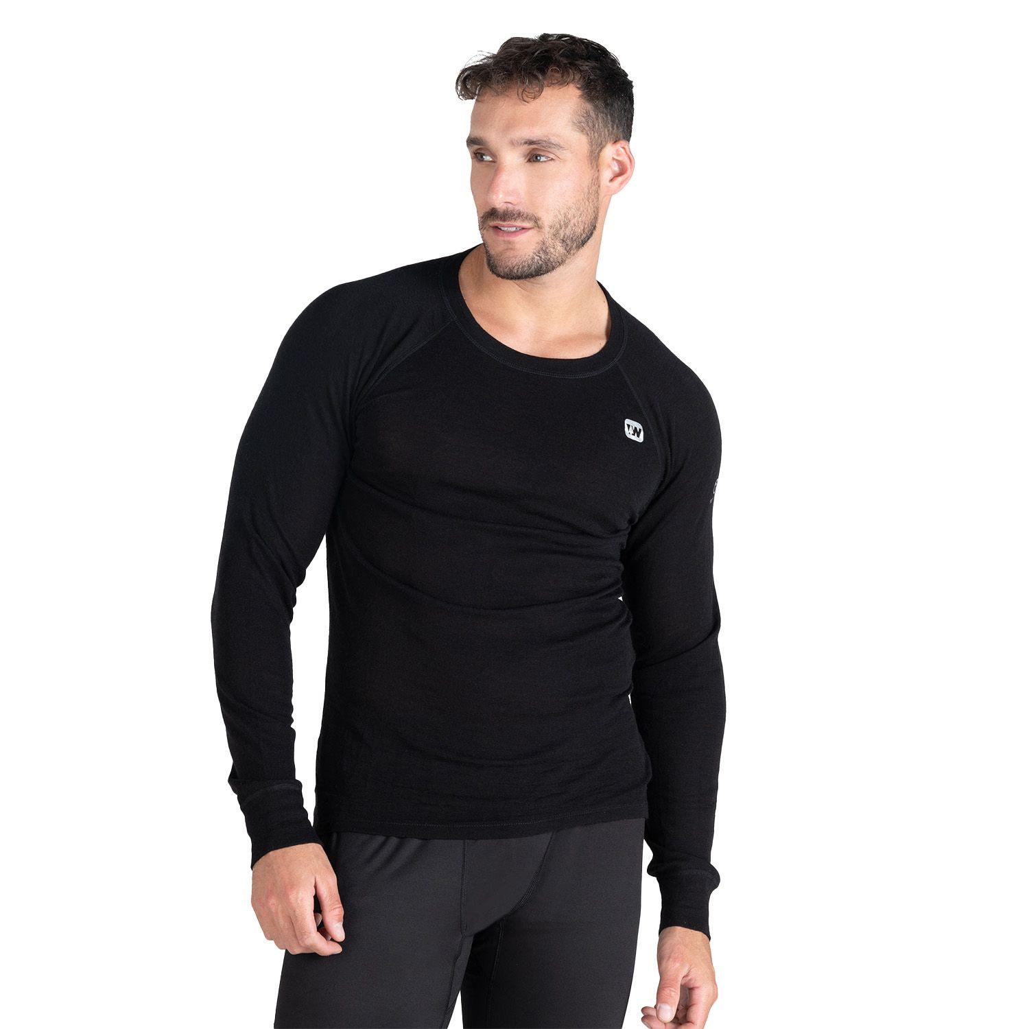 Primera Capa Hombre Weinbrenner First Layer Merino Negro-0