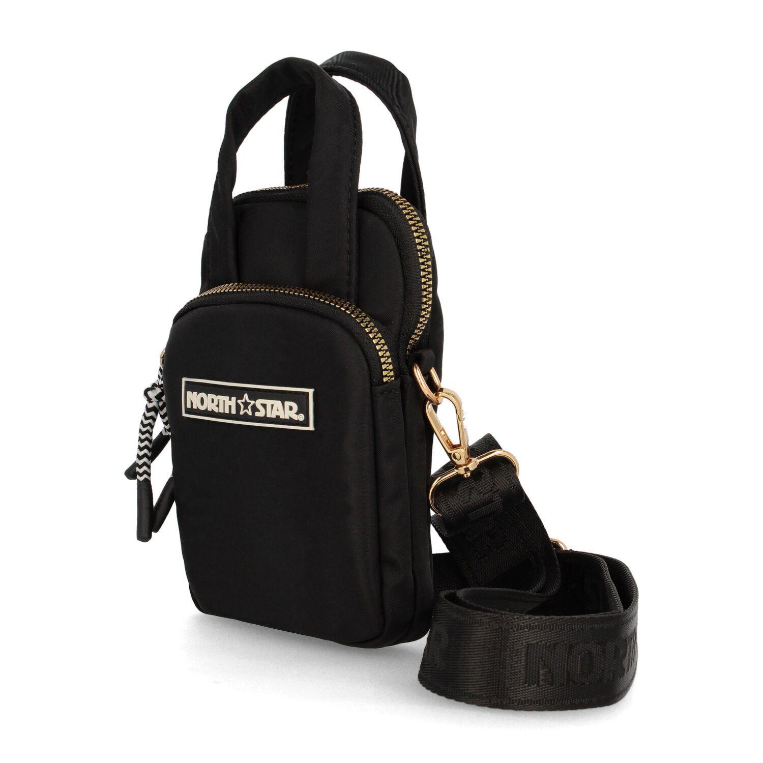Bolso Mujer North Star Porta Celular Black-3