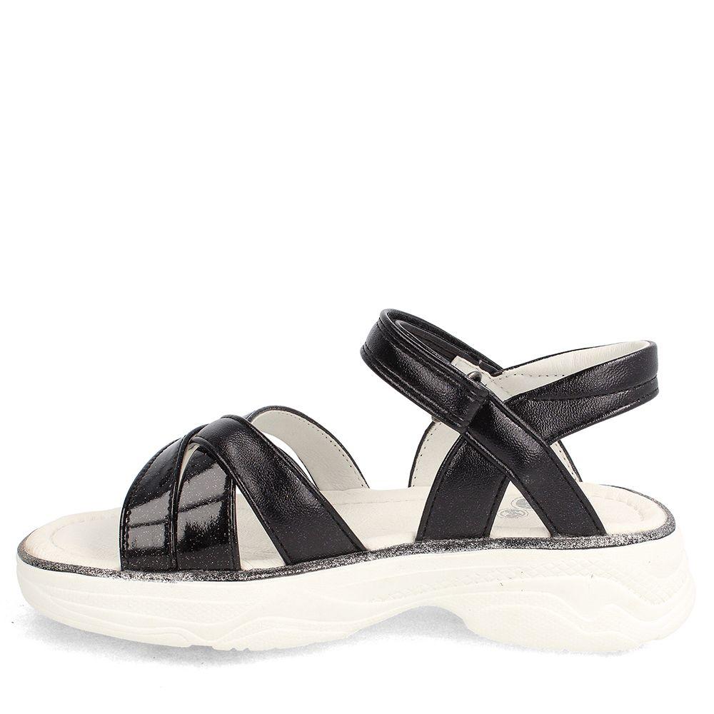 SANDALIA NIÑA BUBBLEGUMMERS LUCKY NEGRO 30 - 33-1